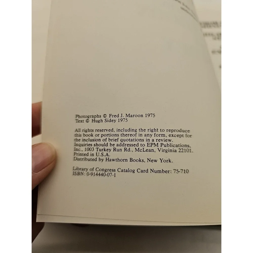 MAROON, FRED J. These United States / photographs by Fred J. Maroon ; text by Hu